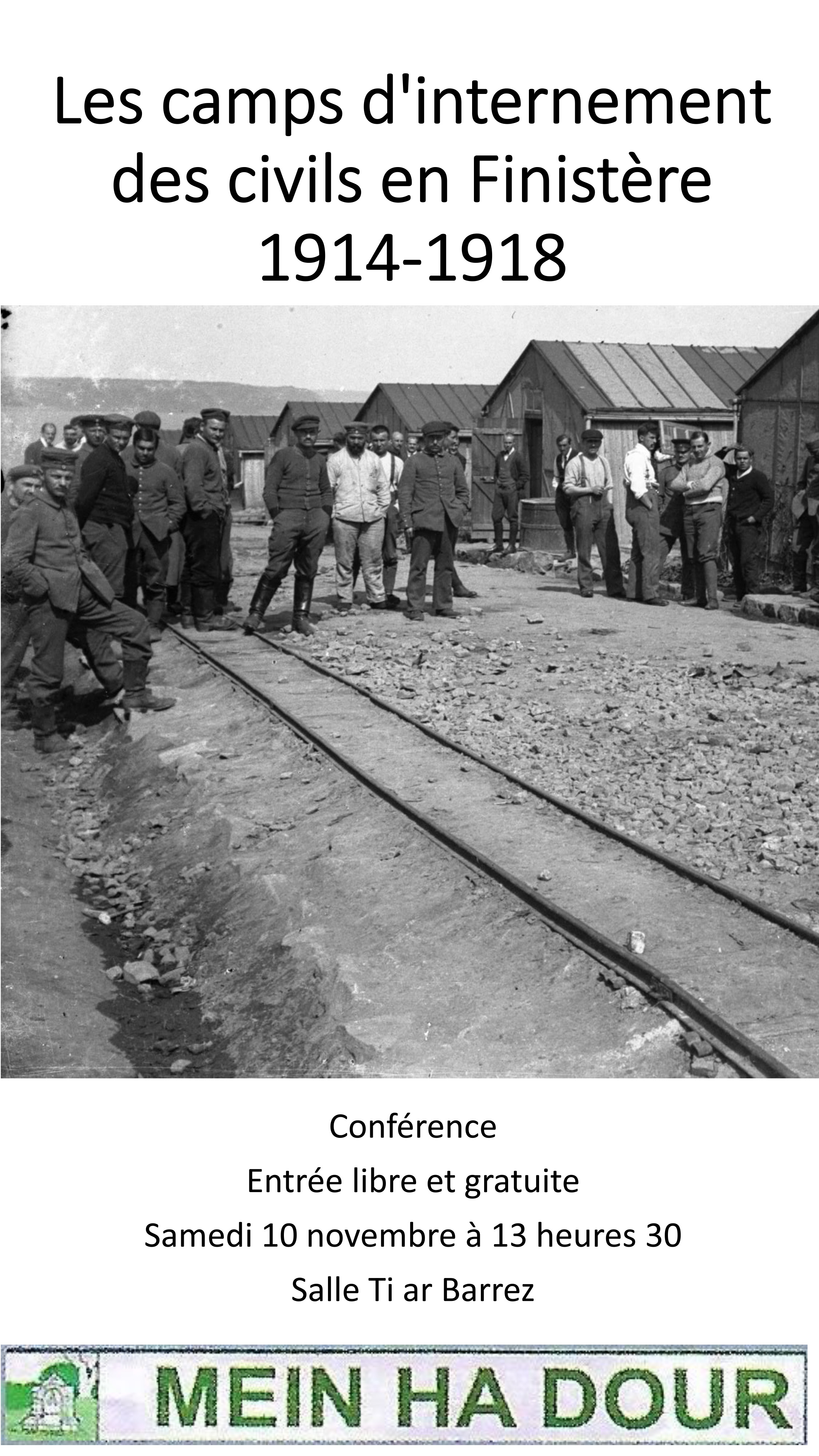 Les camps d'internement des civils en Finistère 1914-1918