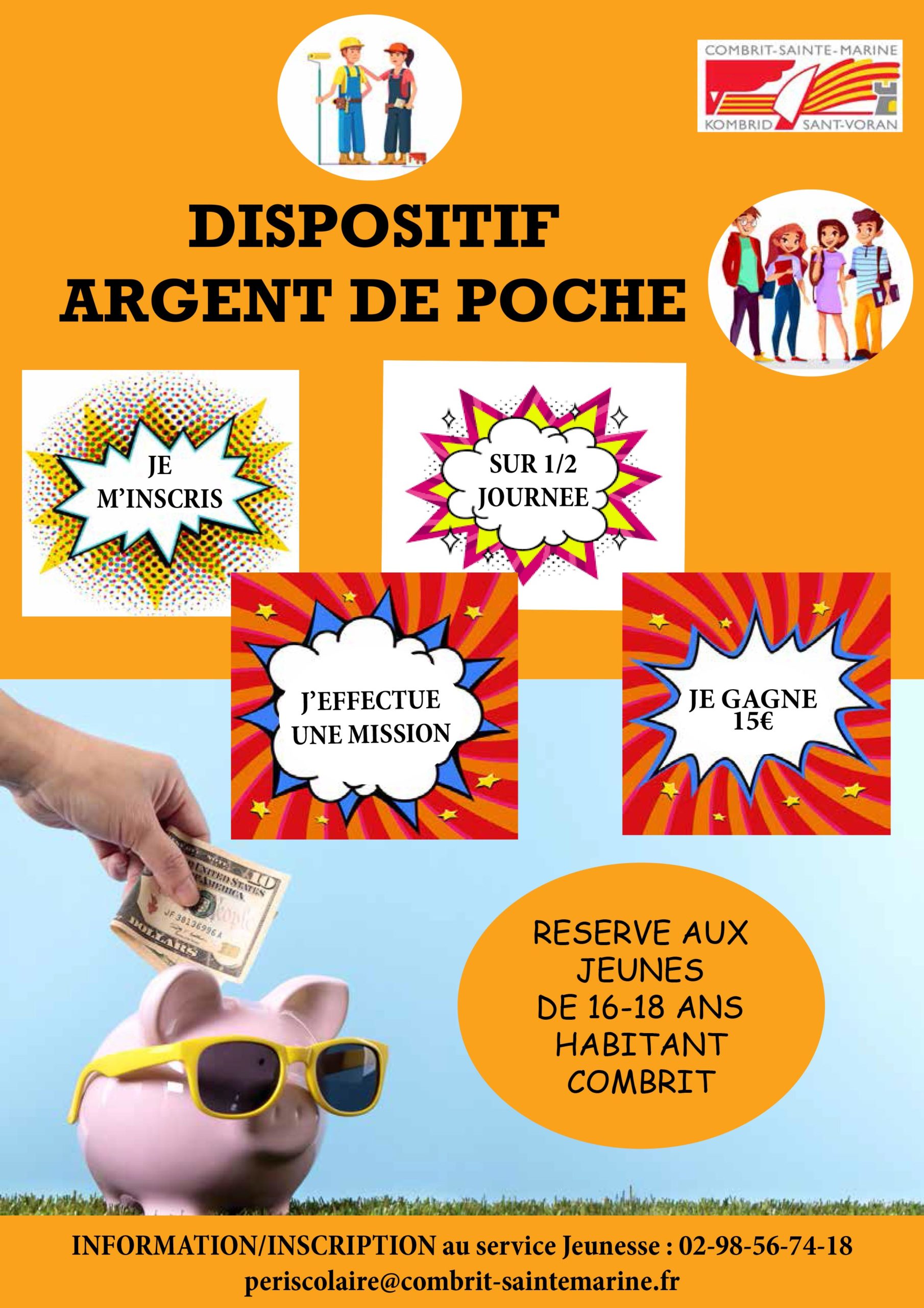 Dispositif Argent De Poche Mairie De Combrit Sainte Marine