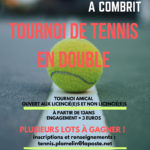 Tournoi amical de tennis en double