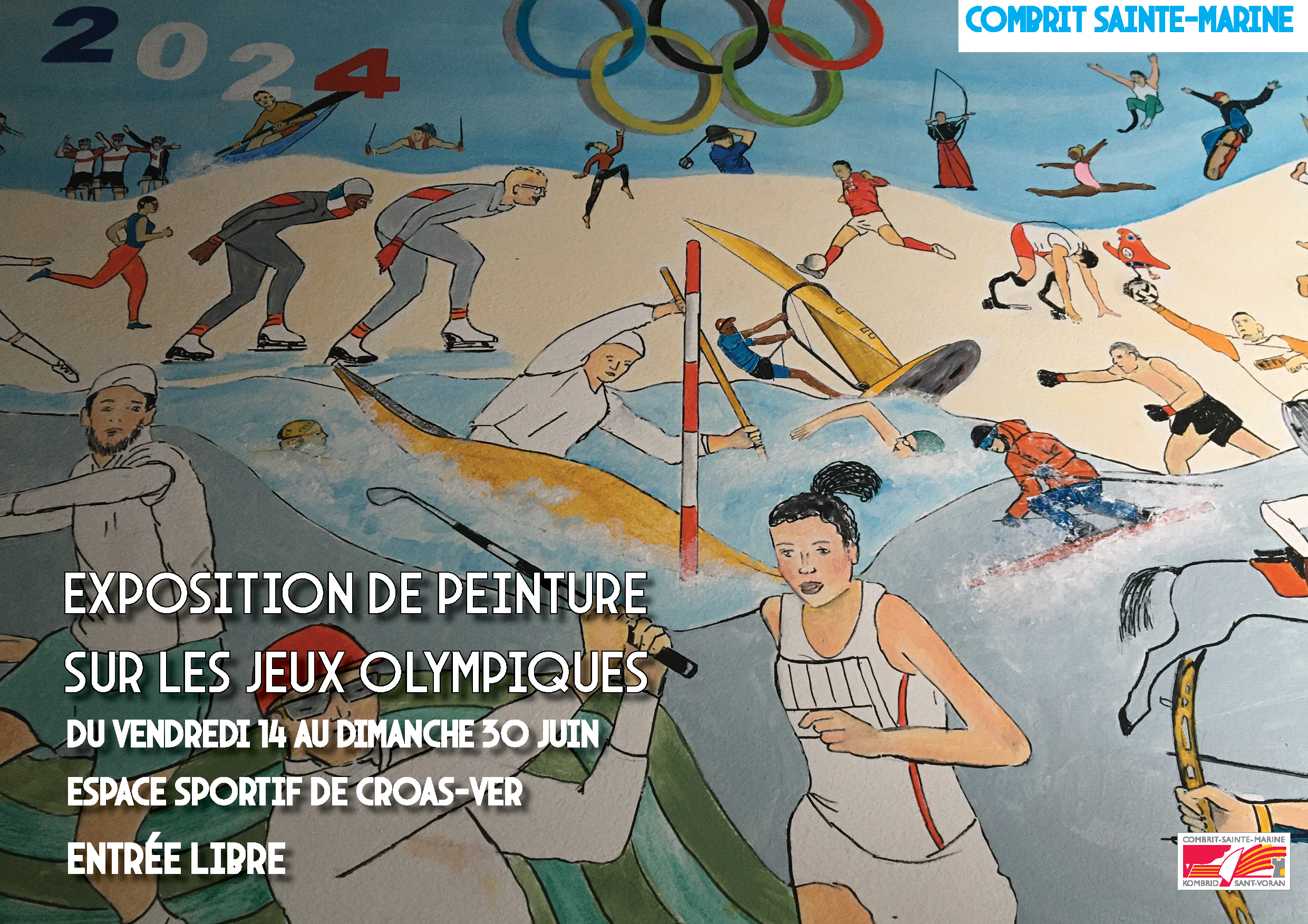 Exposition de peinture sur les Jeux Olympiques