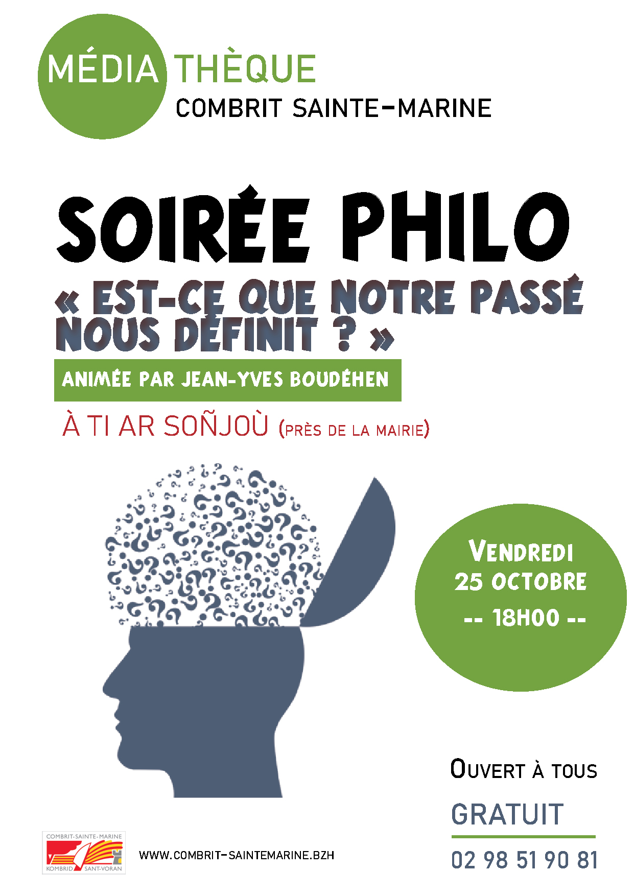 Soirée philo : "Est-ce que notre passé nous définit ?"