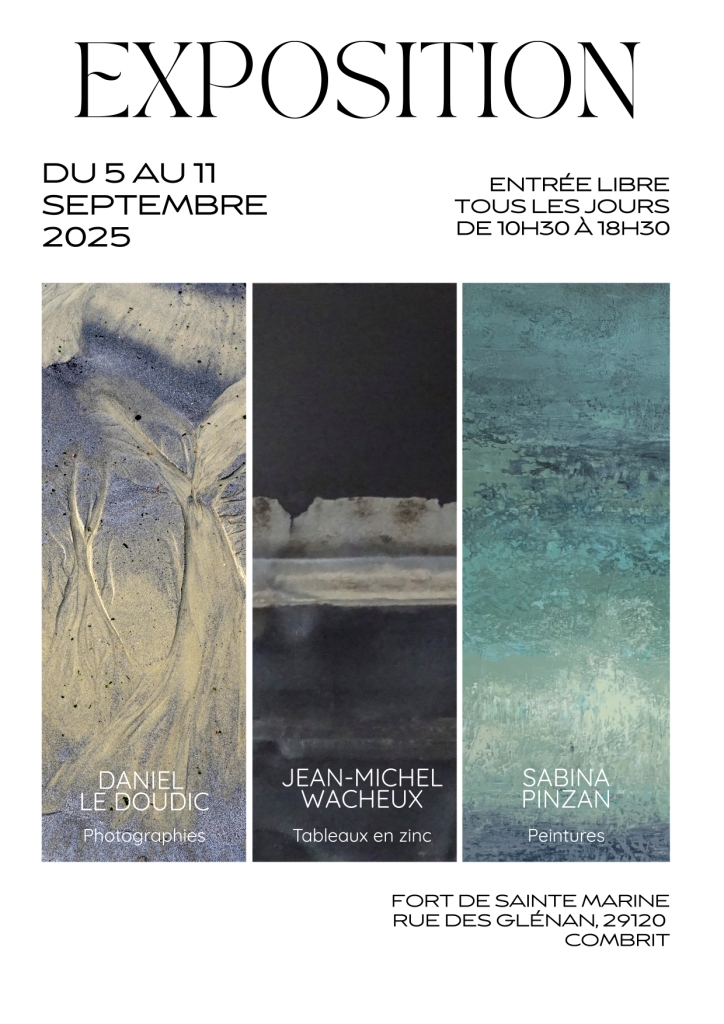 Exposition Daniel Le Doudic, Jean-Michel Wacheux & Sabina Pinzan