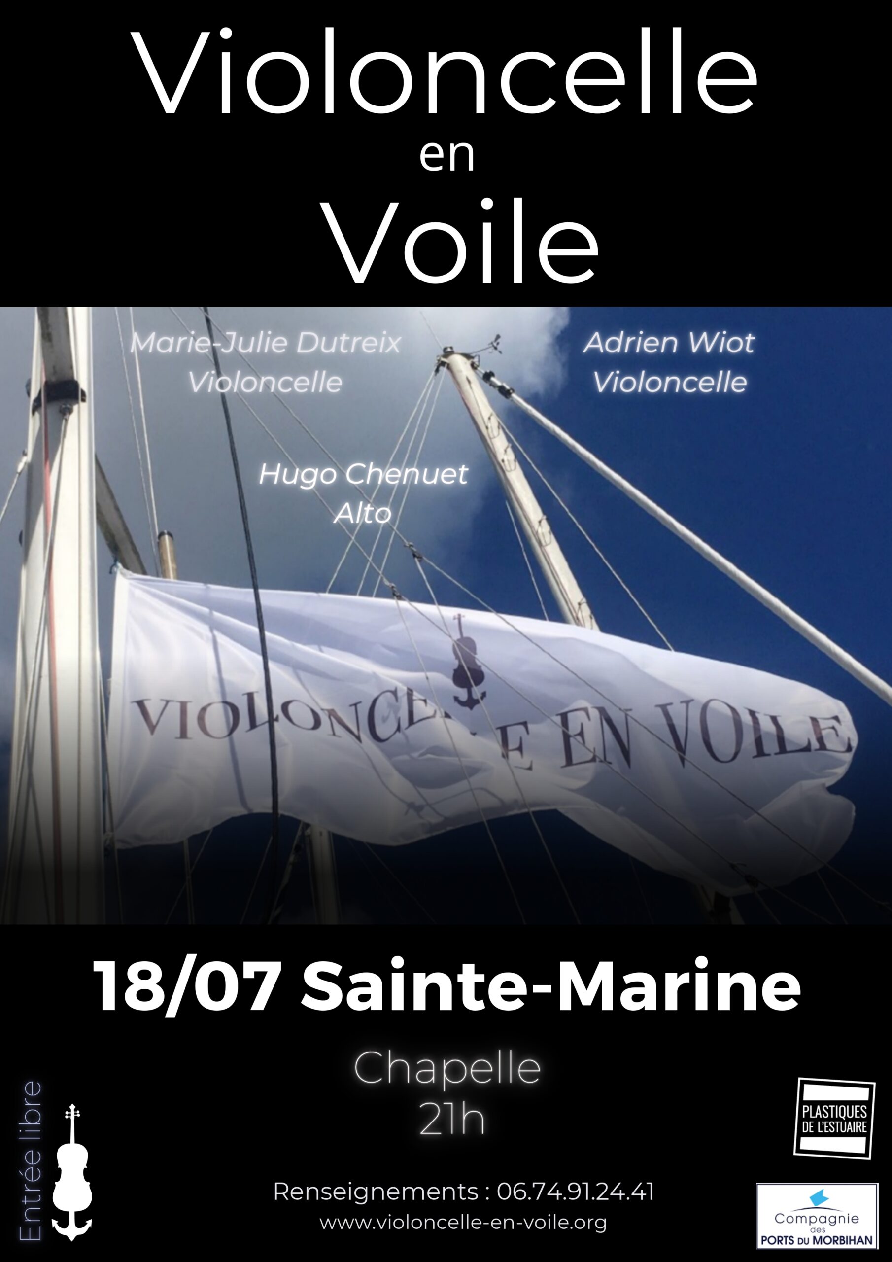 Violoncelle en Voile