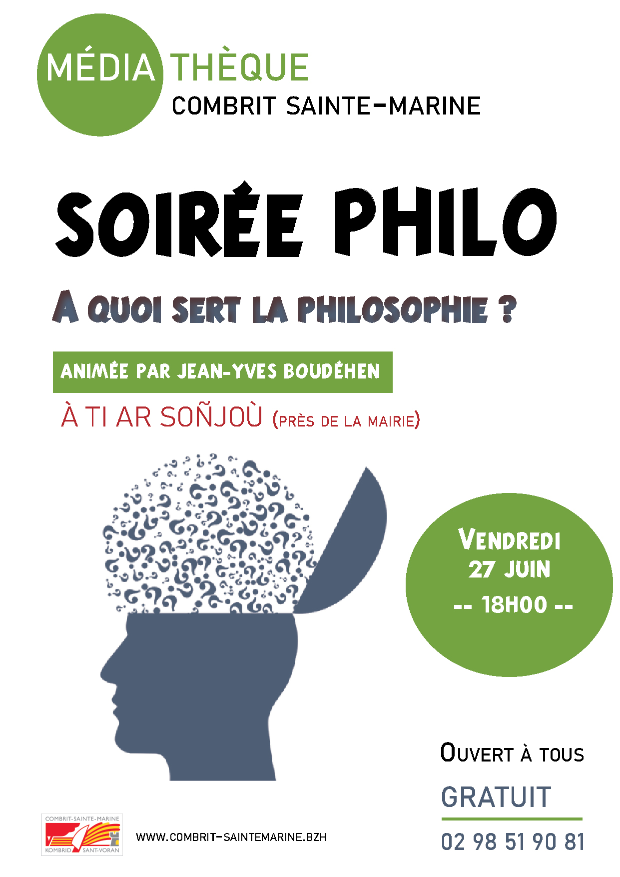Soirée philo : "A quoi sert la philosophie ?"