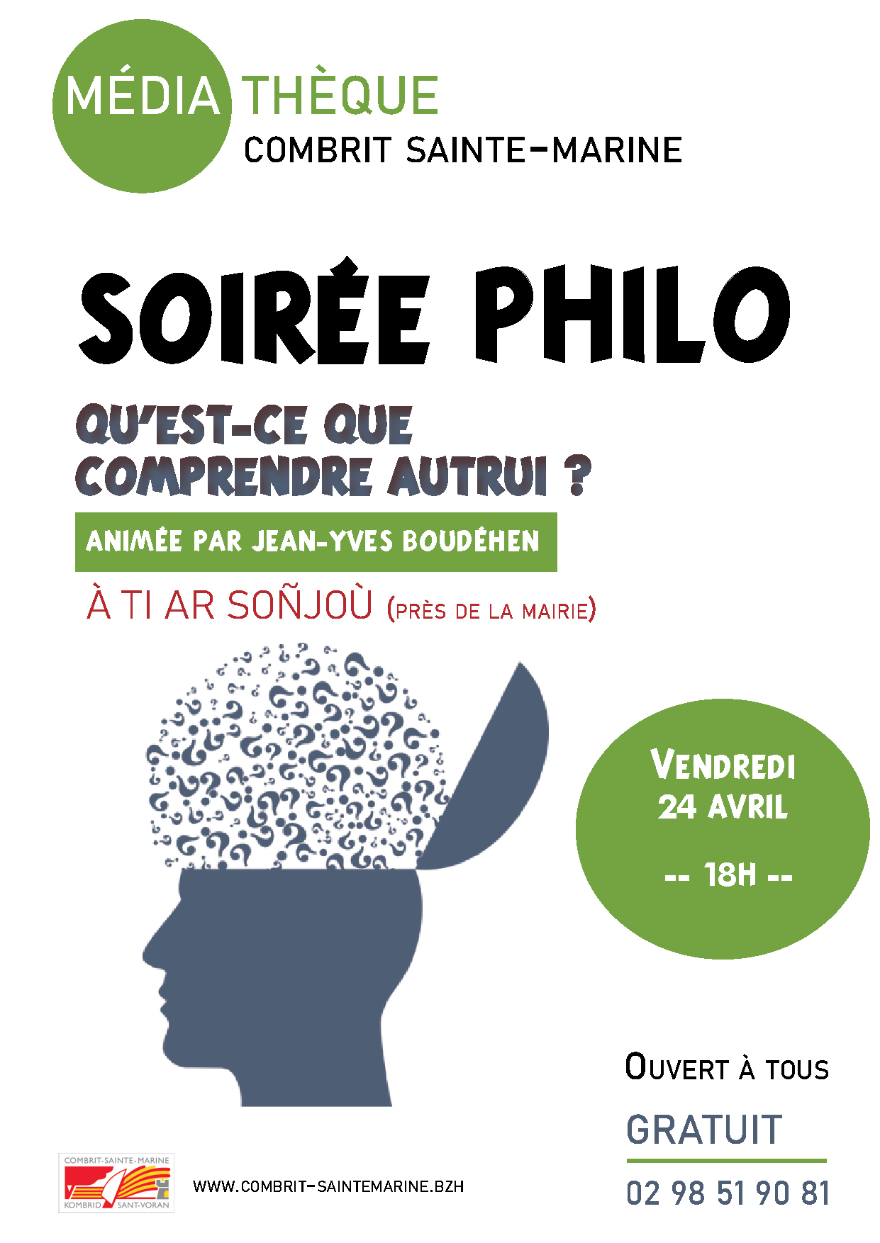 Soirée philo "Qu'est-ce que comprendre autrui ?"