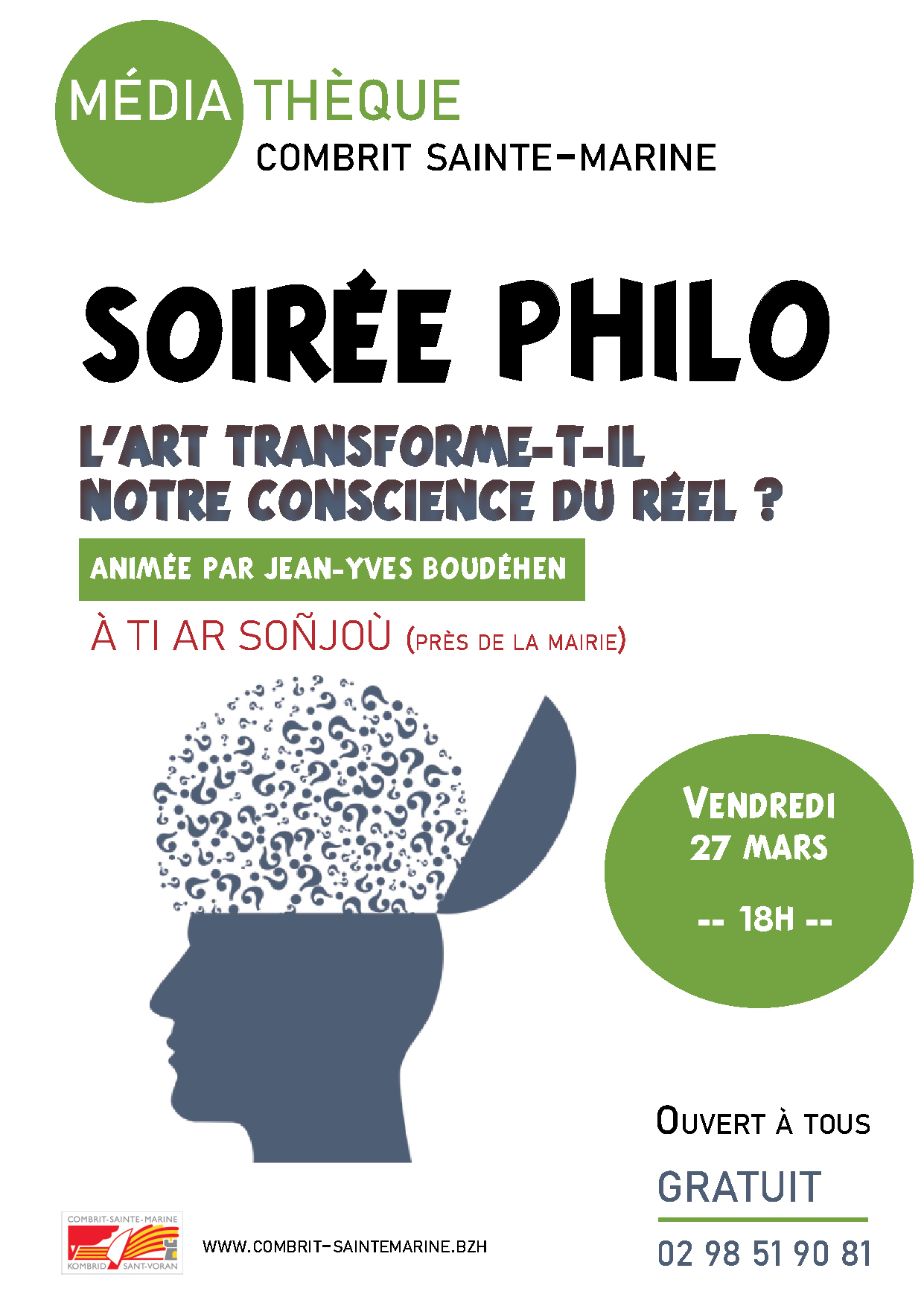 Soirée philo "L'art transforme-t-il notre conscience du réel ?"