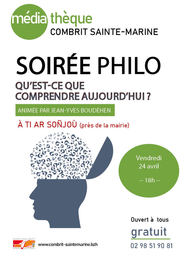 Soirée philo "Qu'est-ce que comprendre aujourd'hui ?"