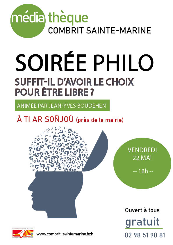 Soirée philo "Suffit-il d'avoir le choix pour être libre ?"