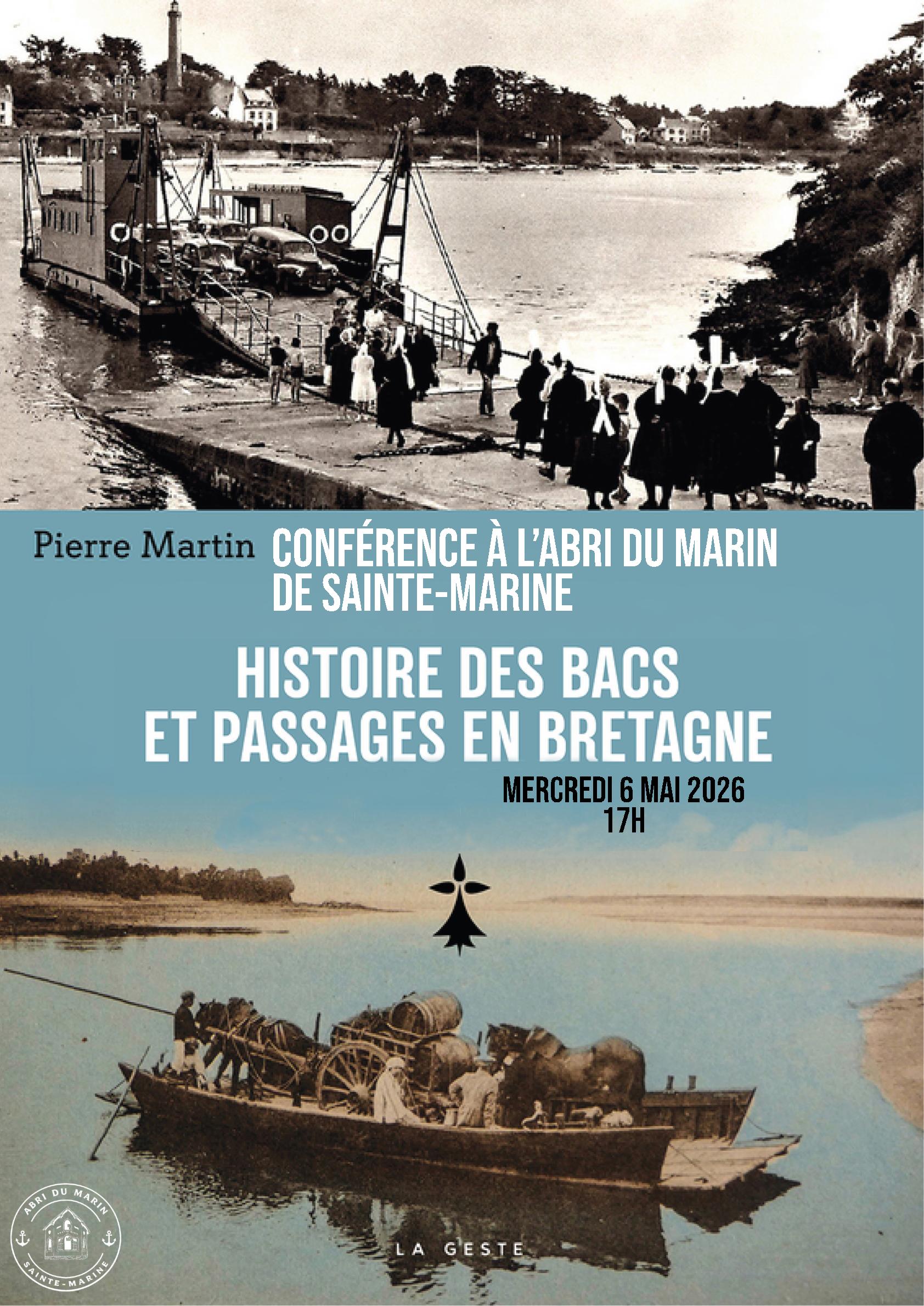 Conférence "Histoire des bacs et passages en Bretagne"