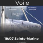 Violoncelle en voile