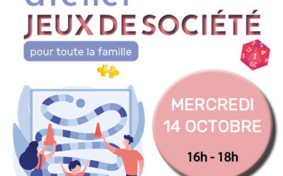 Jeu de société médiathèque octobre 2026